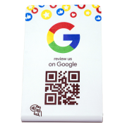 ZStand Smart Reviews | NFC & QR Code | White Matte PVC