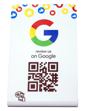 ZStand Smart Reviews | NFC & QR Code | White Matte PVC